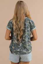 Load image into Gallery viewer, Green Camo Print Shorts Set