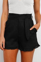 Load image into Gallery viewer, Black Weekender High Waisted Shorts
