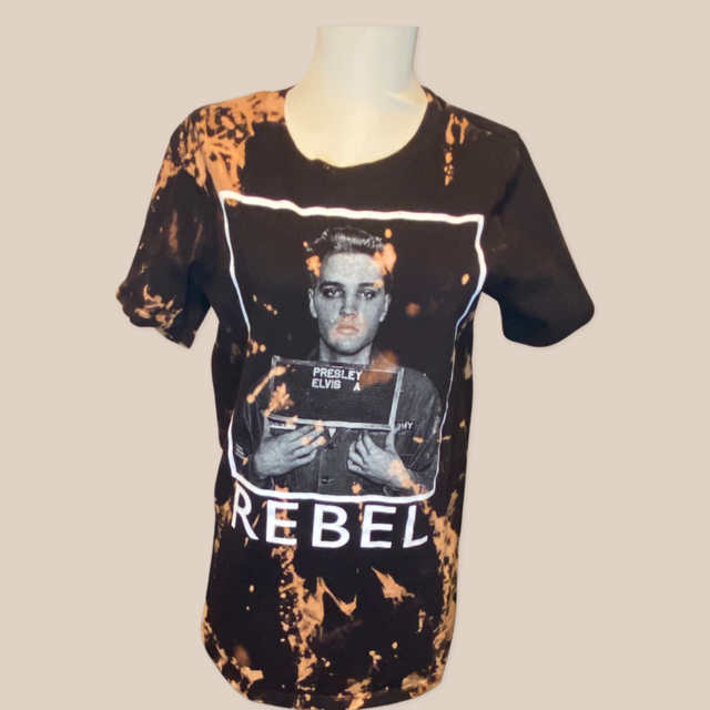 Elvis Bleach Dyed Tee