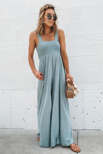 Baby Blue Wide Leg Jumpsuit