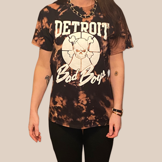 Detroit Bad Boys Bleach Dyed Tee