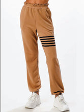 Load image into Gallery viewer, Striped Paperbag Waist Joggers
